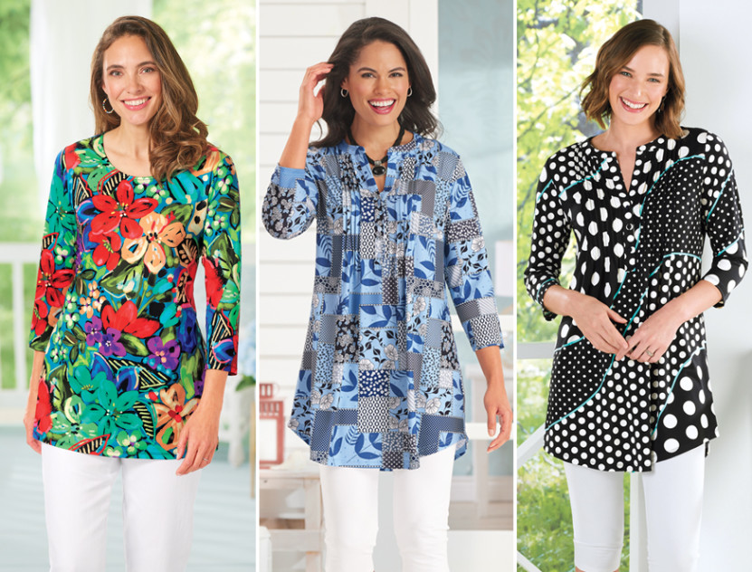 Casual, Comfortable & Colorful Clothing